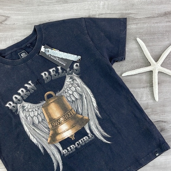 🔆RIP CURL🔆 BORN AT BELLS TEE 2021 SHORT SLEEVE - Picture 5 of 10